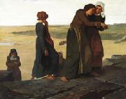 evariste vital luminais The Widow or Teh Fisherman's Family oil painting picture wholesale